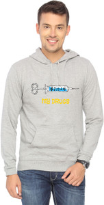 Campus Sutra Full Sleeve Solid Men Sweatshirt