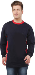 Ashdan Full Sleeve Solid Men's Sweatshirt