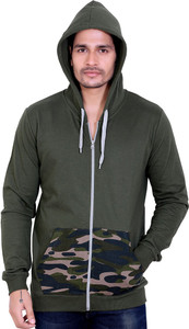 LUCfashion Full Sleeve Self Design Men's Sweatshirt
