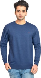Aubert Liano Full Sleeve Solid Men's Sweatshirt
