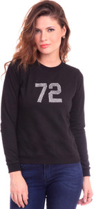 Sassafras Full Sleeve Embellished Women's Sweatshirt