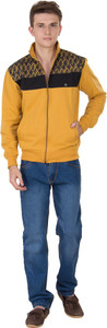 flying star Full Sleeve Self Design Men's Sweatshirt