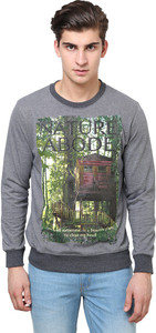 British Cross Full Sleeve Printed Men's Sweatshirt