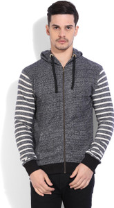 United Colors of Benetton Full Sleeve Striped Men's Sweatshirt