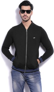 Numero Uno Full Sleeve Self Design Men's Sweatshirt
