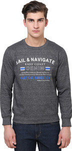 British Cross Full Sleeve Printed Men's Sweatshirt