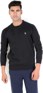 Bongio Full Sleeve Self Design Men's Sweatshirt