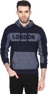 British Cross Full Sleeve Solid Men's Sweatshirt