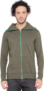 LUCfashion Full Sleeve Self Design Men's Sweatshirt