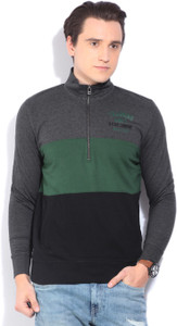 Lee Full Sleeve Striped Men's Sweatshirt