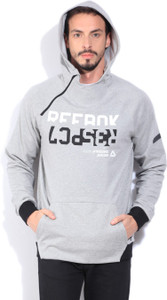 Reebok Full Sleeve Printed Men's Sweatshirt