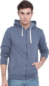 Campus Sutra Full Sleeve Solid Men Sweatshirt
