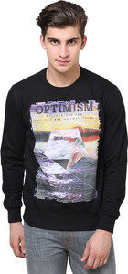 British Cross Full Sleeve Printed Men's Sweatshirt