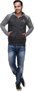 Rockhard Full Sleeve Self Design Men's Sweatshirt