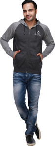 Rockhard Full Sleeve Self Design Men's Sweatshirt