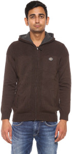 Spykar Full Sleeve Solid Men's Sweatshirt