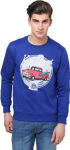 British Cross Full Sleeve Printed Men's Sweatshirt