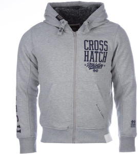 Crosshatch Full Sleeve Solid Men Sweatshirt Buy Grey Crosshatch