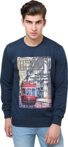British Cross Full Sleeve Printed Men's Sweatshirt