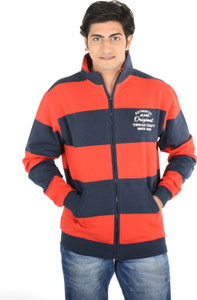 Thread Craft Full Sleeve Striped Men's Sweatshirt