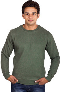 Urban Pitara Full Sleeve Solid Men's Sweatshirt