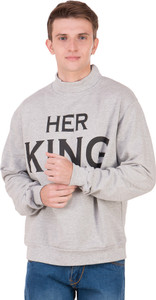 flying star Full Sleeve Solid Girls Sweatshirt