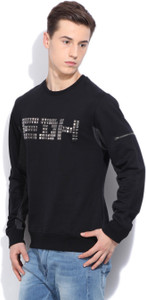 Ed Hardy Full Sleeve Solid Men's Sweatshirt