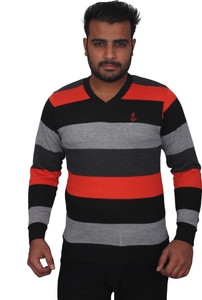 Prayag Full Sleeve Striped Men's Sweatshirt