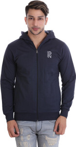 Aubert Liano Full Sleeve Solid Men's Reversible Sweatshirt