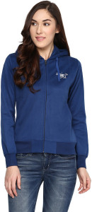Cayman Full Sleeve Solid Women's Sweatshirt