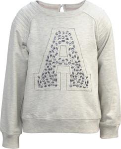 The Cranberry Club Full Sleeve Solid Girls Sweatshirt