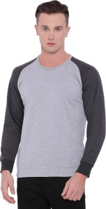 Deezeno Full Sleeve Solid Men's Sweatshirt