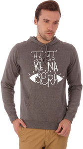 Campus Sutra Full Sleeve Solid Men Sweatshirt