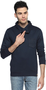 Campus Sutra Full Sleeve Solid Men Sweatshirt