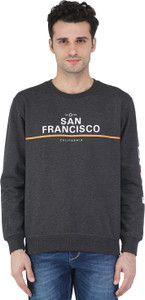 Griffel Full Sleeve Printed Men's Sweatshirt