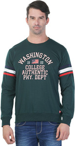 Griffel Full Sleeve Printed Men's Sweatshirt