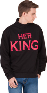 Flying Star Full Sleeve Solid Men's Sweatshirt