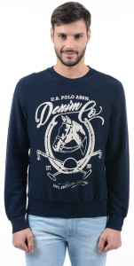 U.S. Polo Assn. Full Sleeve Printed Men's Sweatshirt