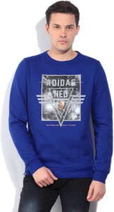 Adidas Full Sleeve Printed Men's Sweatshirt