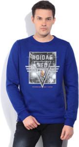 Adidas Full Sleeve Printed Men's Sweatshirt