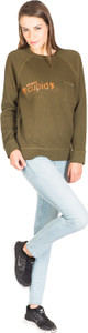 Miss Chick Full Sleeve Solid Women's Sweatshirt