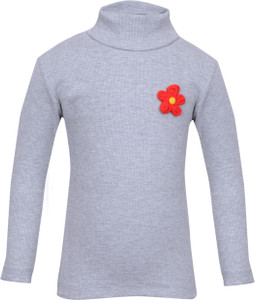 Bio Kid Full Sleeve Solid Girls Sweatshirt