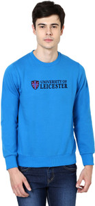 British Cross Full Sleeve Solid Men's Sweatshirt