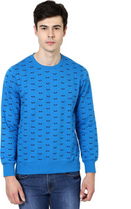 British Cross Full Sleeve Solid Men's Sweatshirt