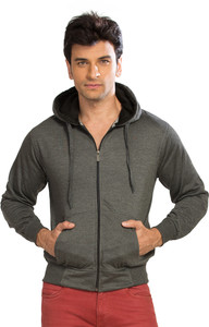 Alan Jones Full Sleeve Solid Men's Sweatshirt