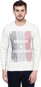 British Cross Full Sleeve Printed Men's Sweatshirt