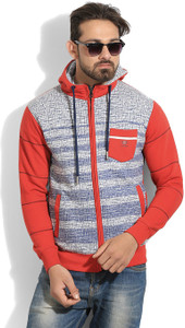 Fort Collins Full Sleeve Self Design Men's Sweatshirt