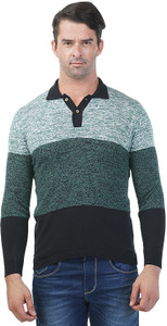 Kalt Full Sleeve Self Design Men's Sweatshirt