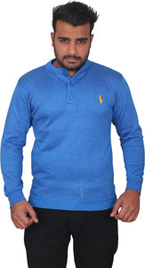 Prayag Full Sleeve Self Design Men's Sweatshirt