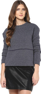 Femella Full Sleeve Solid Women's Sweatshirt
